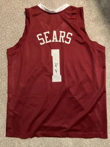 Mark Sears SIGNED Alabama Crimson Tide Basketball Jersey w/ JSA COA Size XL - Picture 1 of 2