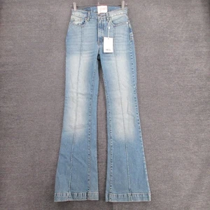 Jeans Revice para mujer 27x34 Venus Flares Eclipse lavado estrella logotipo vaquera occidental - Imagen 1 de 11