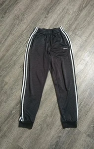 Adidas Joggers Youth Boys Large Dark Gray Athletic Performance Sweatpants - Picture 1 of 7