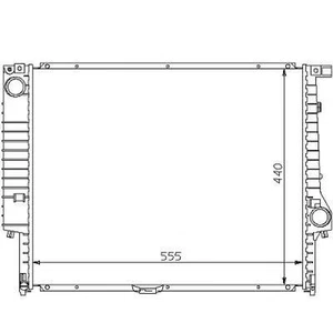Kühler 3er E30 85-91 550x440 320i 324 D 325i +/-AC - Bild 1 von 1