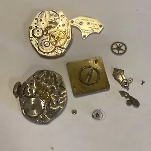 Gruen Watch Co. Movement 17 15 Jewel Parts/Repair Gruen 210 & 211 - Picture 1 of 8