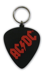 Gummi Schlüsselanhänger AC / DC - Plectrum Rubber Keyring NEU RK38338 - Imagen 1 de 2