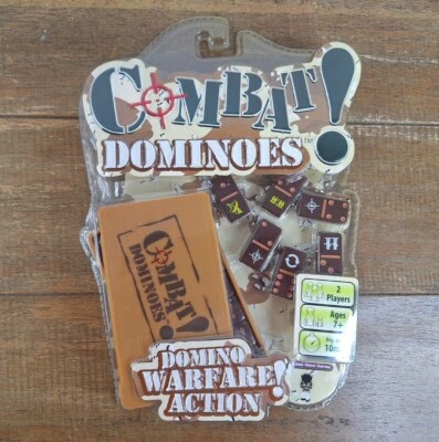 COMBAT DOMINOES Scarce NEW Sealed Haywire Games / Wicked Good Games 2005 Dominos - Image 1 of 4