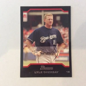 Bowman BDP1 2005 Lyle Overbay Milwaukee Brewers - Imagen 1 de 2