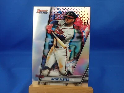Ozzie Albies Refractor Bowman's Best 2019 - Image 1 of 2