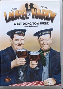 DVD DOUBLE STAN LAUREL ET OLIVER HARDY/1936/C'EST DONC TON FRÈRE ET AUTRES FILMS - Imagen 1 de 2