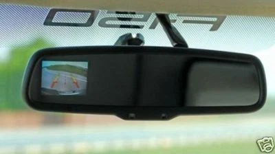 FACTORY OEM 08 09 10 11 FORD AUTO DIM REAR VIEW MIRROR RVD BACKUP CAMERA DISPLAY - Image 1 of 4