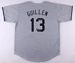 Ozzie Guillen Signed Chicago White Sox Jersey Inscr 05 "WS CHAMP'S" (JSA COA) - Picture 1 of 6