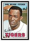 1967 Topps Earl Wilson #305 Detroit Tigers Higher Grade No Creases