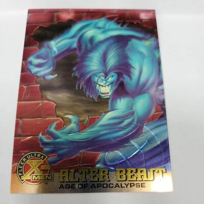 ALTER BEAST 1995 Fleer Ultra X-men Marvel AGE OF APOCALYPSE Chromium Card #39 - Image 1 of 2
