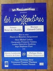 Plakat Die Innocentines Stein Und Maurice Jacquemont Gérard Calvi Obaldia - Picture 1 of 1