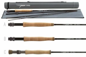 TFO TEMPLE FORK OUTFITTERS BLUE RIBBON 10' FOOT #4 WEIGHT 4PC FLY ROD - Picture 1 of 5