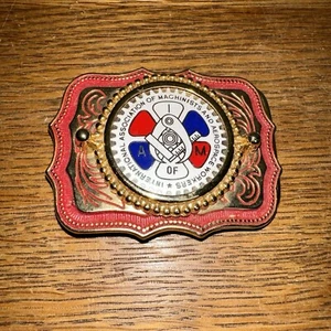 Belt buckle international Association of machinist and aerospace workers - Picture 1 of 5