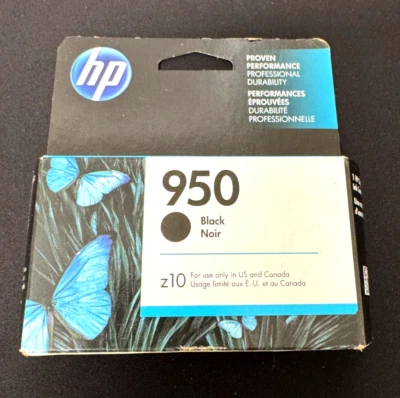 Genuine HP 950 Black Ink Cartridge For HP 8620 8630 8625 Printer Exp 7/2020 - Image 1 of 4
