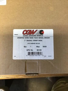 CGW 7” Radial Crimp Wide Face Wheel Brush - Picture 1 of 2