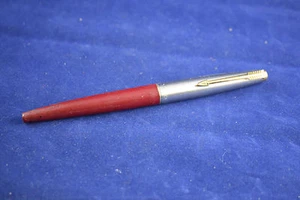 Vintage Parker 45 DeLuxe fountain pen - metal cap, burgandy - Picture 1 of 8