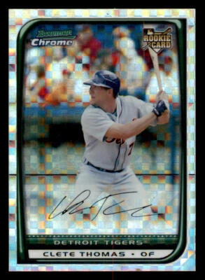 2008 Bowman Chrome X-Fractors #213 Clete Thomas /250 - Image 1 of 2