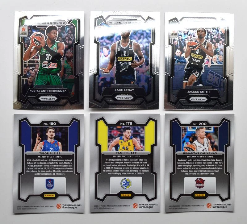 2023-24 Panini Prizm EuroLeague Base (#101-200) Pick a Player Card - Image 1 of 1