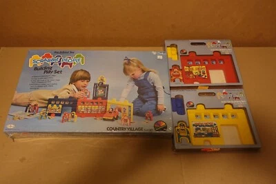 Scrabble People Country Village Playset 1984 With Fire & Police Add On BRAND NEW - Image 1 of 4