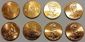 Complete Set 8 PCS Lincoln 2009 Cent Penny P & D Mint, Uncirculated Limited BU#2 - Picture 1 of 1