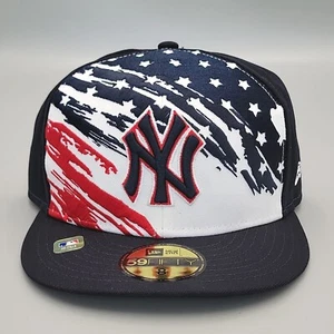 NWT New York Yankees New Era 2022 Stars & Stripes 4th of July 59FIFTY Fitted Hat - Picture 1 of 8