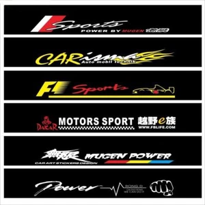 Fashion Car Front Rear Windshield Decal Vinyl Sticker Waterproof 135x20cm - Picture 1 of 13