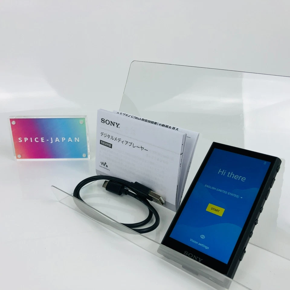 SONY NW-A306 Black WALKMAN 32GB Hi-Res Audio Player English Language used JP - Image 1 of 4