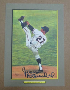 JUAN MARICHAL AUTOGRAPH SIGNED PEREZ STEELE GREAT MOMENTS CARD # HOF RARE - Picture 1 of 2