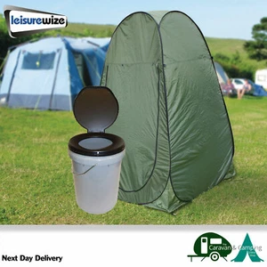 Portable Bucket Toilet & Privacy Tent WC Ideal for Canavan's Camping Workman etc - Picture 1 of 6
