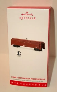 Hallmark Xmas Lionel 2627 Madison decorazione treno auto passeggeri 2016 nuova scatola - Foto 1 di 2