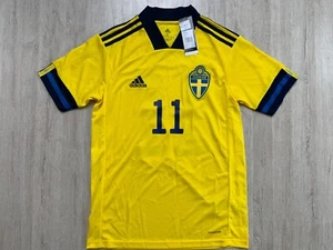 2020 2022 Home Schweden Fußball Trikot Swedewn Shirt Adidas S #11 IBRAHIMOVIC - Bild 1 von 18