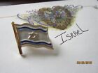 Israel Flag Star Pin Hat Pin Tie Tac 3/4"