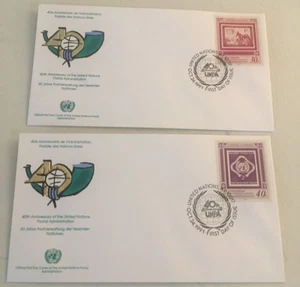 Collection Of Un First Day Cover All Unaddressed All Have Story On Back S-38 - Picture 1 of 9