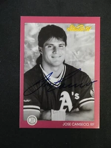 JOSE CANSECO 1991 STUDIO Autogramm handsigniert AUTOGRAMM #101 - Bild 1 von 2