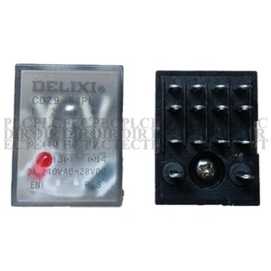 NEW Delixi CDZ9L-54P Intermediate Relay 220V - Picture 1 of 1