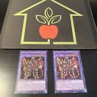 2 X D/D/D Flame King Genghis - Op19-En009 Super Rare Unlimited Edition Nm Yugioh