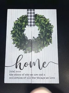 Home The Story of Who We Are Collection of All Things We Love Wood Sign 10x7 - Picture 1 of 4