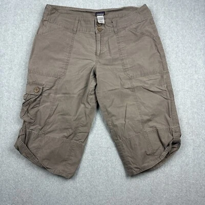 Pantalones Cortos Patagonia Super Cali Para Mujer 8 Marrón Aire Libre Senderismo Carga Ligera Foto 1 de 4
