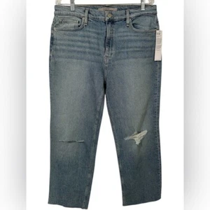 Hudson Los Angeles Damen neu mit Etikett roher Saum abgenutzt Größe 32 gerades Bein - Bild 1 von 12