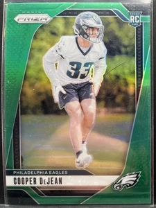 2024 Panini Prizm Cooper DeJean 321 Green RC Philadelphia Eagles - Color Match! - Picture 1 of 2