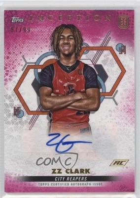 2022-23 Topps Inception OTE Overtime Elite Magenta /99 ZZ Clark #IA-ZC4 Auto - Image 1 of 2