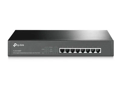Switch TP-Link 8 porte Gigabit PoE+ 16 Gb/s 1U montaggio su rack 173,65 W AC/PoE v3.0 - Immagine 1 di 4