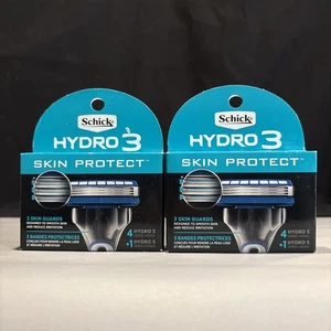 2x Schick Hydro 3 Nachfüll Rasierklingen Kartuschen 4 Hydro 3 + 1 Hydro 5, 10 insgesamt - Bild 1 von 5