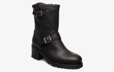 Polo Ralph Lauren BLACK Payge Vachetta Leather Boots, 9B NWOB - Image 1 of 4