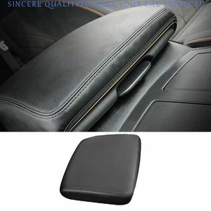 For Nissan Armada Y62 2017-2020 Black Leather Center Console Armrest Box Holster - Picture 1 of 11