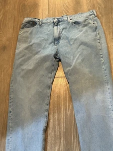 Levis 502 PREMIUM Jeans Herren 40x34 Taper Light Wash Denim Stretch Comfort BIG E - Bild 1 von 4