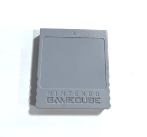 Memory Card 59 Blocks Grey For Nintendo GameCube DOL-008 - Picture 1 of 2