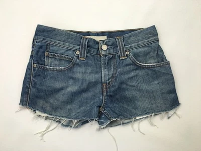Womens Levi Reworked Denim Hotpants/Shorts - W29 - Navy - Great Condition - Image 1 of 2