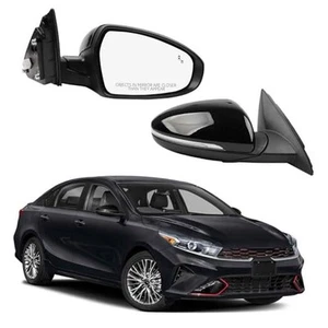 Außenspiegel Beifahrerseite kompatibel mit 2019-2024 KIA Forte rechts - 8pins schwarz - Bild 1 von 7