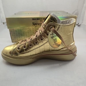 Skechers x Snoop Dogg Gold Medal Sneaker 2024 Collab Metallic Damengröße 7 " - Bild 1 von 16